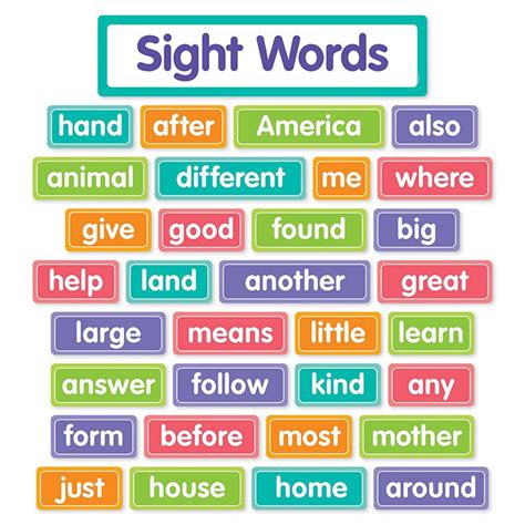 More Sight Words Bulletin Board - SC-834755 | Scholastic Teaching ...