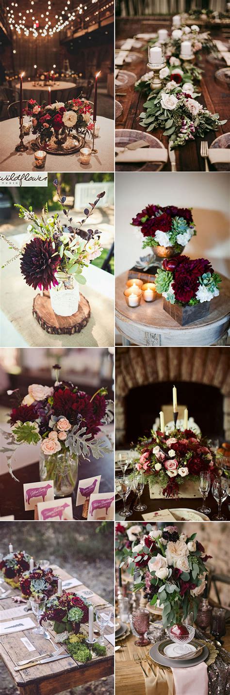 50+ Refined Burgundy and Marsala Wedding Color Ideas for Fall Brides ...