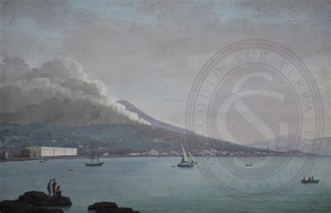 Eruption of Vesuvius, 1811 (day) | Geology, Painting, Views