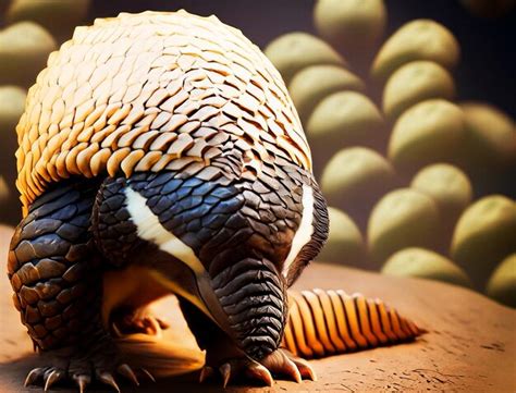 Premium AI Image | photo pangolin in the habitat