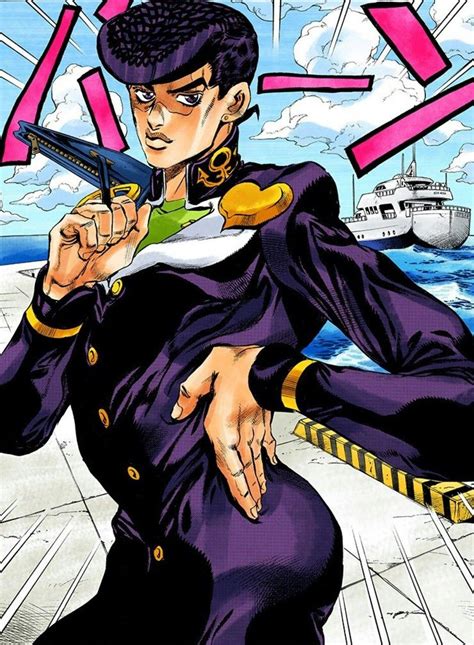 Josuke pose. Jojo's Bizarre Adventure - Diamonds are unbreakable ...