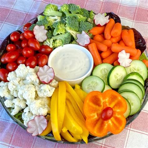 Veggie Tray Ideas - Plowing Through Life