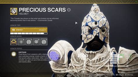 Destiny 2 Precious Scars: Top Build & How to get