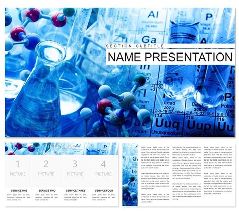 Lectures on Chemistry Template for PowerPoint Presentation