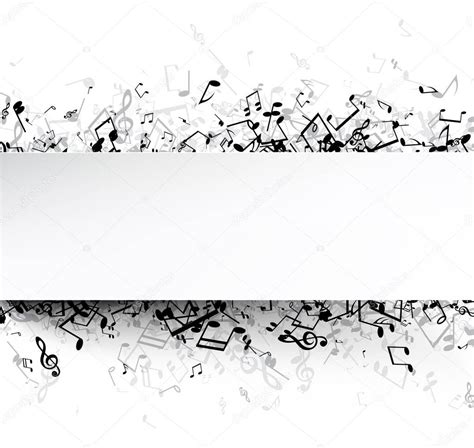 Musical notes template — Stock Vector © Maxborovkov #137879516