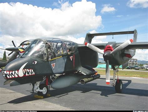 North American Rockwell OV-10A Bronco - Colombia - Air Force | Aviation ...