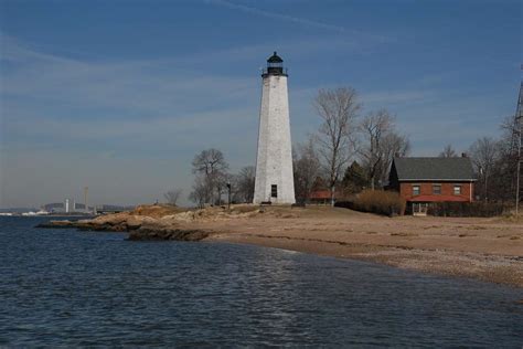 Five Mile Point (New Haven Harbor) Light - Lighthouse Park, New Haven ...