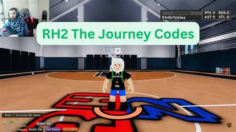 an animated image of a person on a basketball court with the words rh2 ...