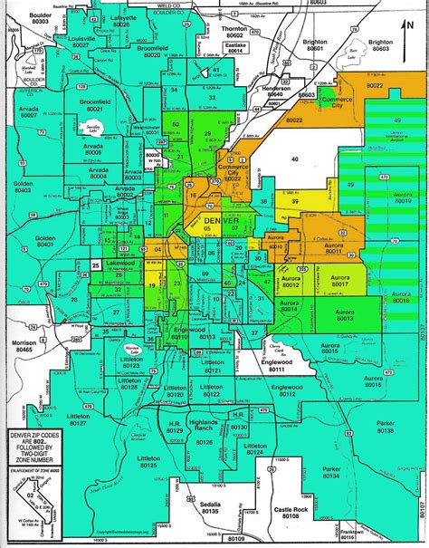 Navigating Denver: A Comprehensive Guide To Denver’s Zip Code Map ...