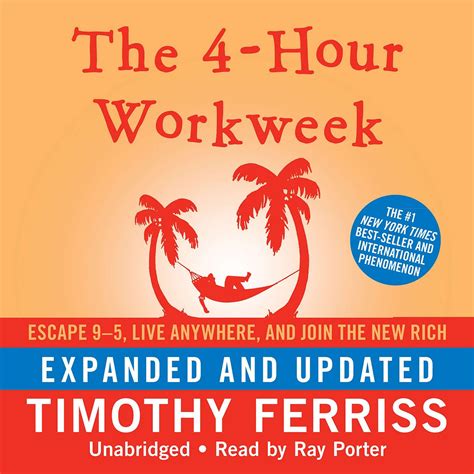 The 4-Hour Work Week: Summary. The 4-Hour Work Week is a self-help ...