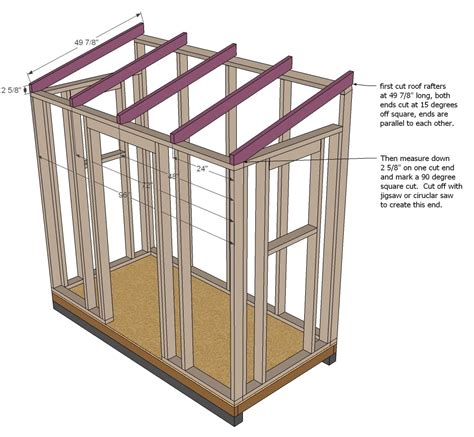 Garden shed designs yourself, plans to build a slanted roof shed ...