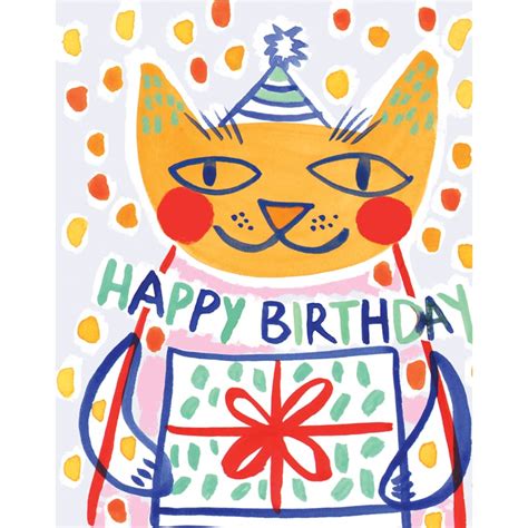 Happy Birthday (Cat), Card | Draw Me A Lion