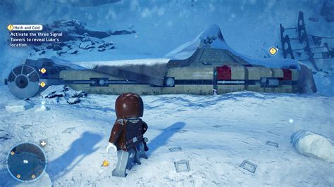 Shadows of the empire reference on hoth! : LegoStarWarsVideoGame