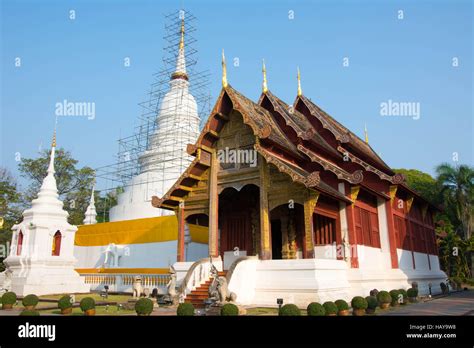 Wat Phra Singh, Chiang Mai, Thailand Stock Photo - Alamy