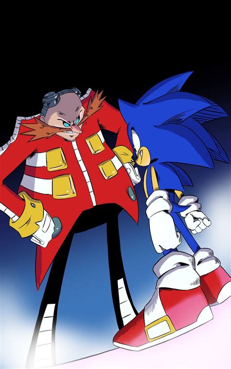 Sonic Vs Eggman Digital Art Print - Etsy Australia