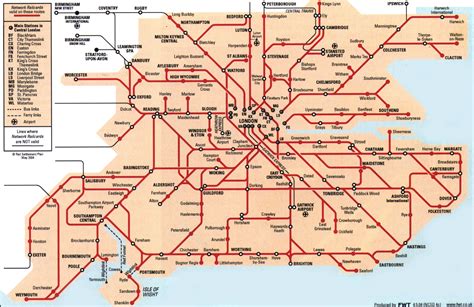 Train Map South East England - CYNDIIMENNA