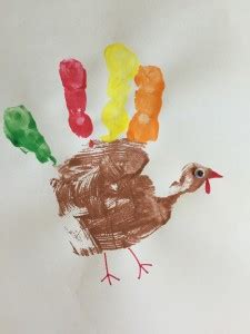 Fun-For-All Thanksgiving: Turkey Handprint