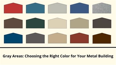 Gray Areas - Choosing the Right Color for Your Metal Building