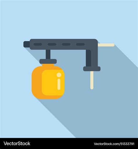 Flat design icon of a manual drill Royalty Free Vector Image