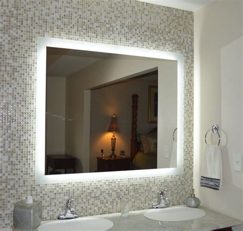 Mirrors and Marble™ brand commercial grade wall-mounted rectangular LED ...