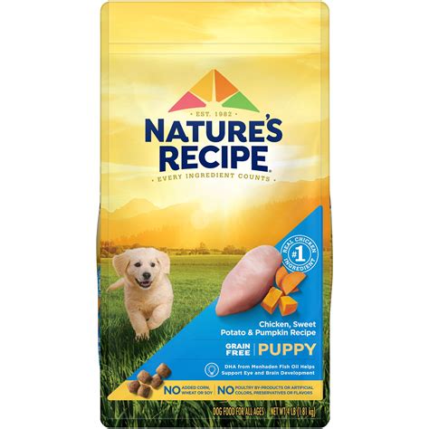 Nature's Recipe Dry Dog Food Puppy - Chicken, Sweet Potato, Pumpkin ...