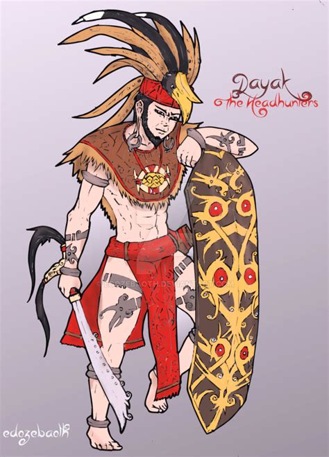 Dayak - The Head Hunter by edozebaoth on DeviantArt