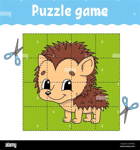 Puzzle game for kids education. Education developing worksheet. Game ...