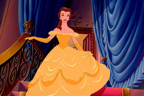 belle yellow dress animated - Reinaldo Crane