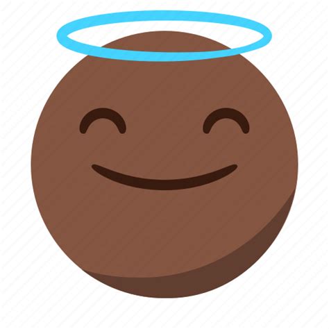 Angel, emoji, emoticon, face, happy, smile icon - Download on Iconfinder