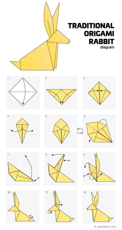 Origami Diagrams - Paper Kawaii