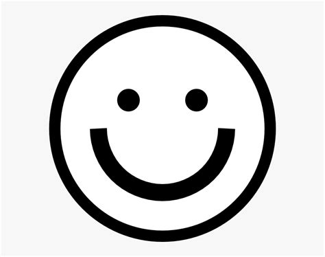 Happy Face Clipart Black And White, HD Png Download , Transparent Png ...