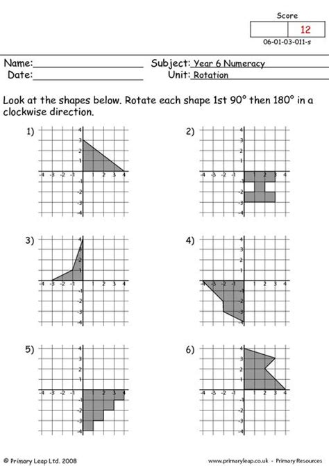 11 Mixed Transformations Worksheets - Free PDF at worksheeto.com