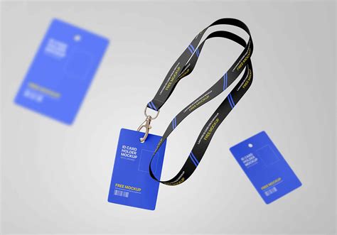 Employee ID Card Holder Mockup (PSD)