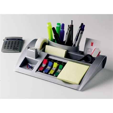 Post-it® Notes Kit Desk Organizer - 7 Compartment(s) - 2.8" Height x 10 ...