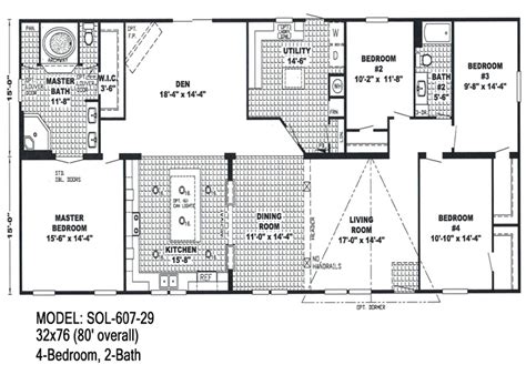 New Double Wide Floor Plans - floorplans.click