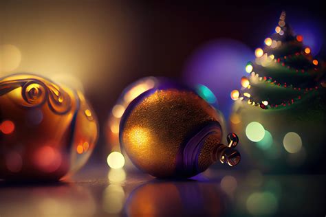 Christmas ornaments holiday background