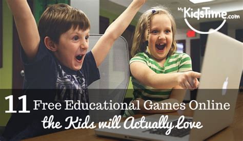 11 Free Educational Games Online the Kids will Actually Love