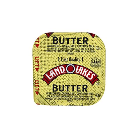 Land O' Lakes® Butter Individual Serving Packets, 225/CS - WB Mason