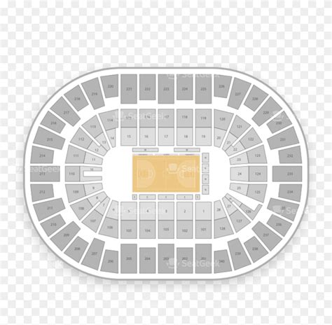 Brooklyn Nets Seating Chart Map Seatgeek - Space Needle, HD Png ...