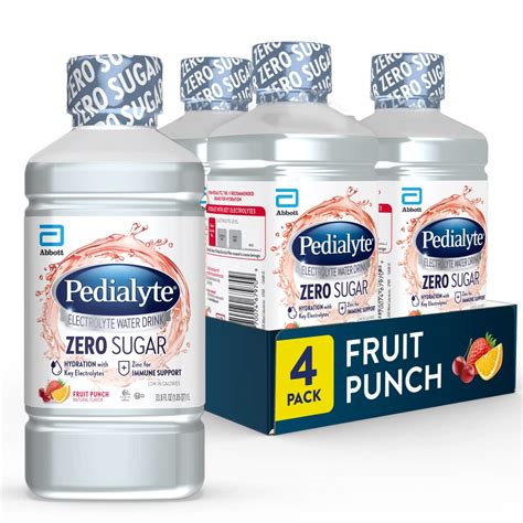 Buy Pedialyte Electrolyte Water with Zero Sugar, Hydration with 3 Key ...