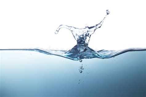 Water Waves Splashed Water Wave in Clean Blue Water Stock Photo - Image ...