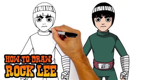 How To Draw Rock Lee Naruto How To Draw Drawing Ideas Draw | Images and ...