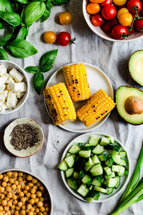 Grilled corn and feta salad - Anna Banana