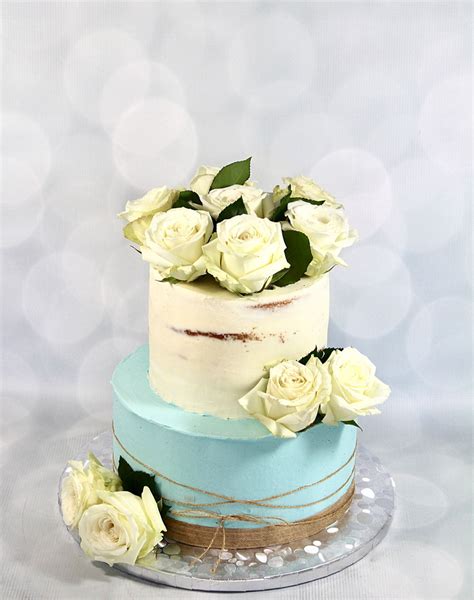 Rustic Baby Shower Cake - CakeCentral.com