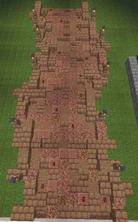 Mud bricks road | Minecraft, Idee minecraft, Idee