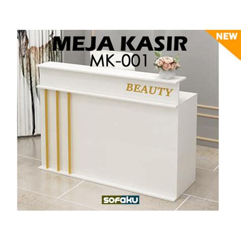 Promo Meja Kasir MK-001 / Meja Kasir Minimalis Putih - Meja Kasir Toko ...