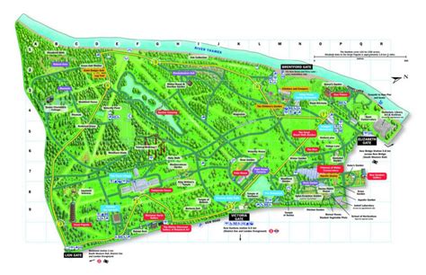 Kew Gardens Gates Map | Fasci Garden