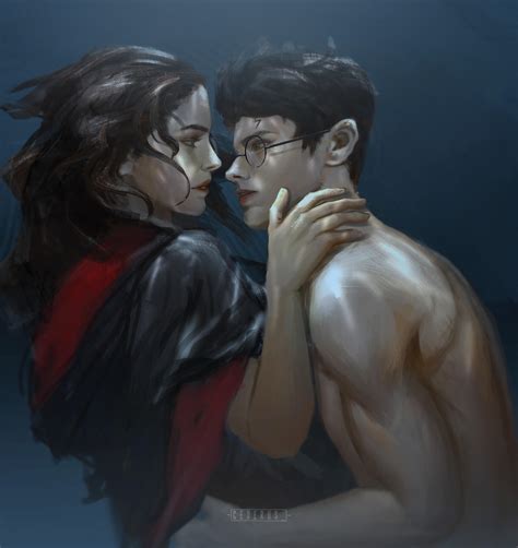 Hermione and Harry Potter Fanart - By cederus_ : r/harrypotter