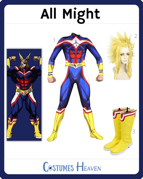 DIY All Might (My Hero Academia) Cosplay Ideas [2023] For Cosplay ...