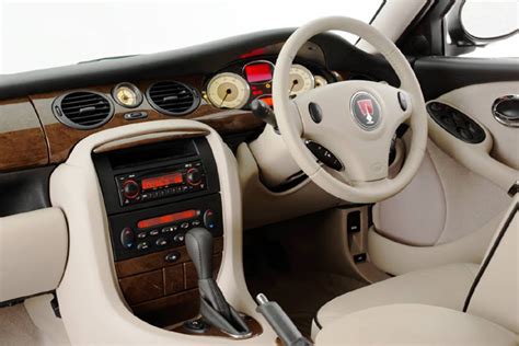 moderate cars: Rover 75 V8 interior pics